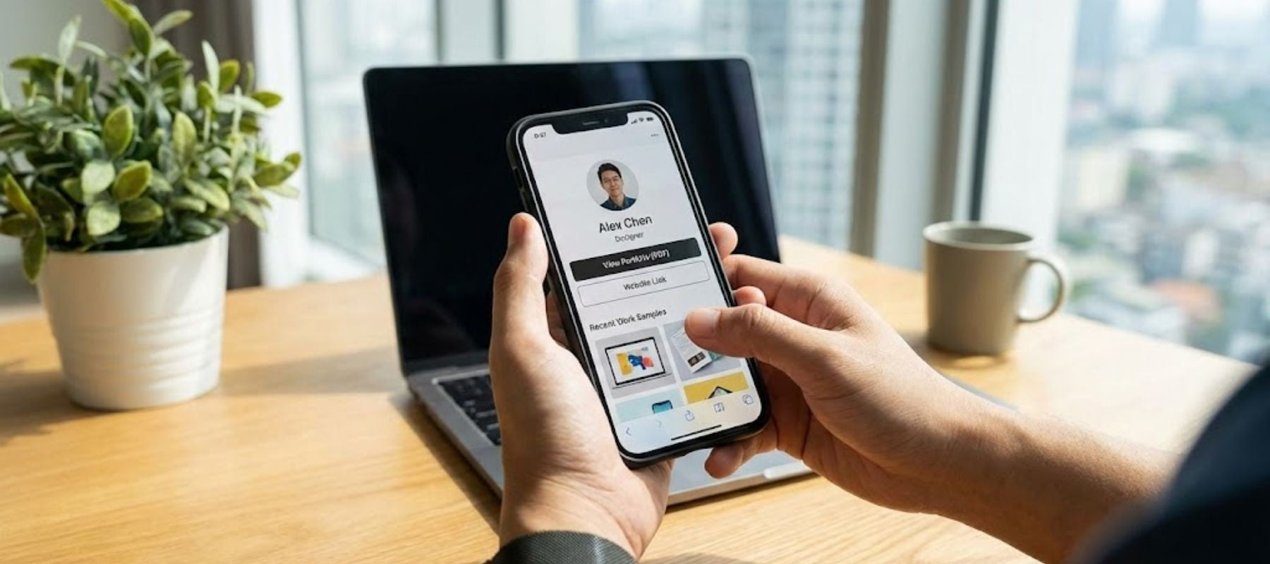 Beyond Contact Info: Sharing Portfolios & Socials with tapfolio
